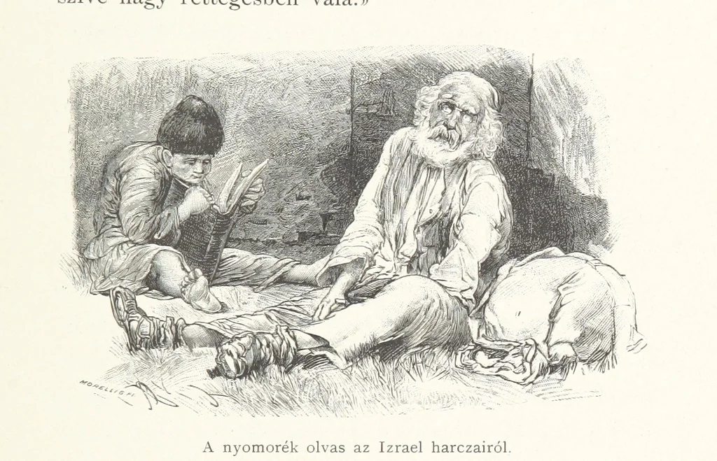 An illustration from Csataképek a magyar szabadságharczból ... Kimnach László rajzai után készült fametszetekkel. Hatodik illusztrált díszkiadás, 1899, leaf 221