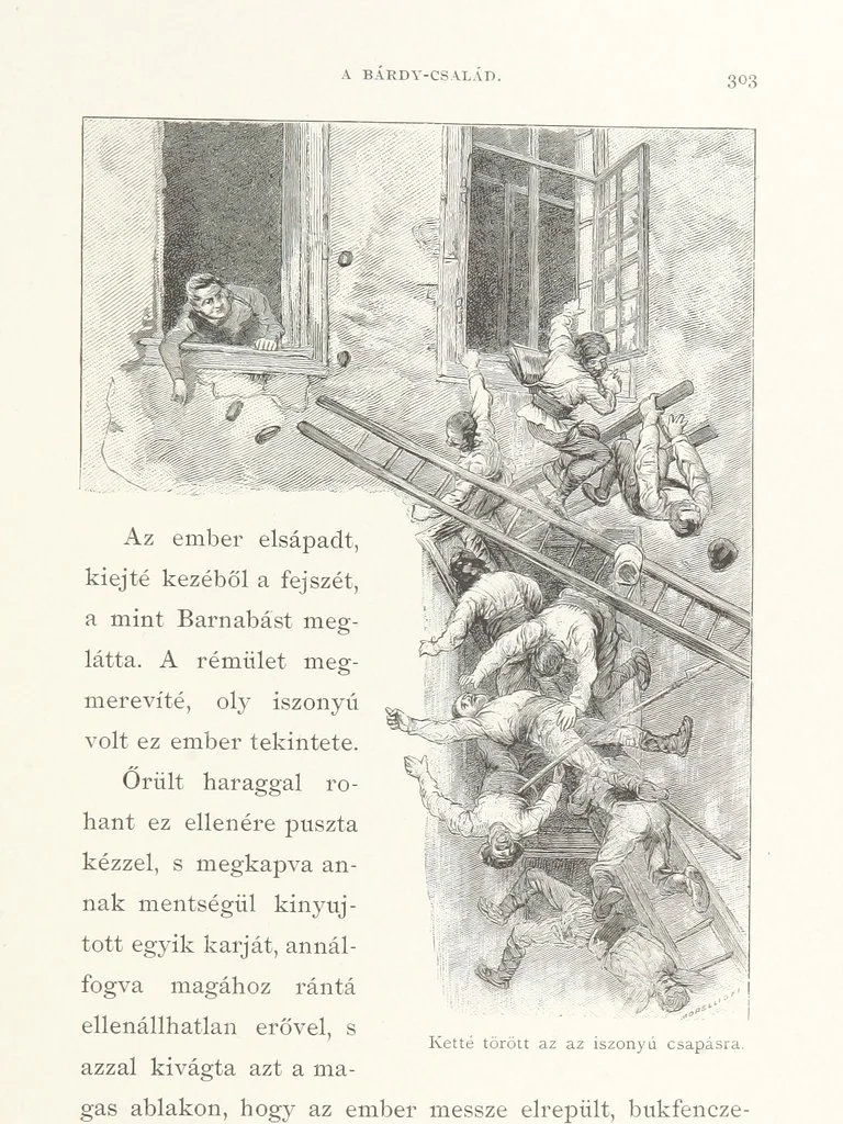 An illustration from Csataképek a magyar szabadságharczból ... Kimnach László rajzai után készült fametszetekkel. Hatodik illusztrált díszkiadás, 1899, leaf 333