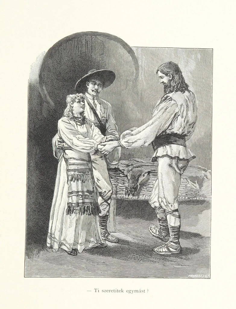 An illustration from Csataképek a magyar szabadságharczból ... Kimnach László rajzai után készült fametszetekkel. Hatodik illusztrált díszkiadás, 1899, leaf 361