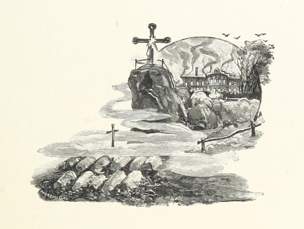 An illustration from Csataképek a magyar szabadságharczból ... Kimnach László rajzai után készült fametszetekkel. Hatodik illusztrált díszkiadás, 1899, leaf 383