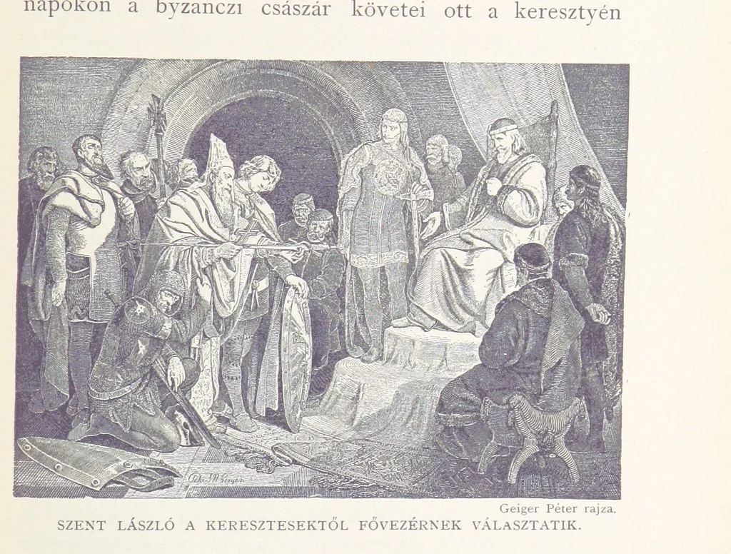 An illustration from A magyar nemzet története regényes rajzokban ... Ötödik képes kiadás, 1898, leaf 133