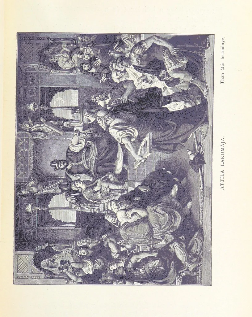 An illustration from A magyar nemzet története regényes rajzokban ... Ötödik képes kiadás, 1898, leaf 31