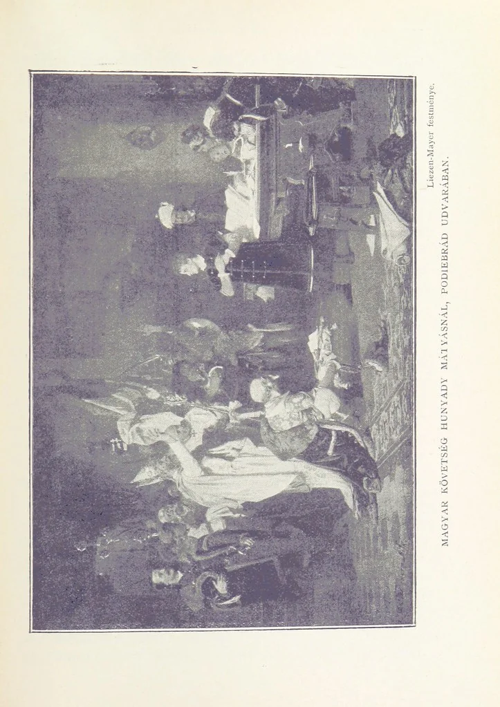 An illustration from A magyar nemzet története regényes rajzokban ... Ötödik képes kiadás, 1898, leaf 347