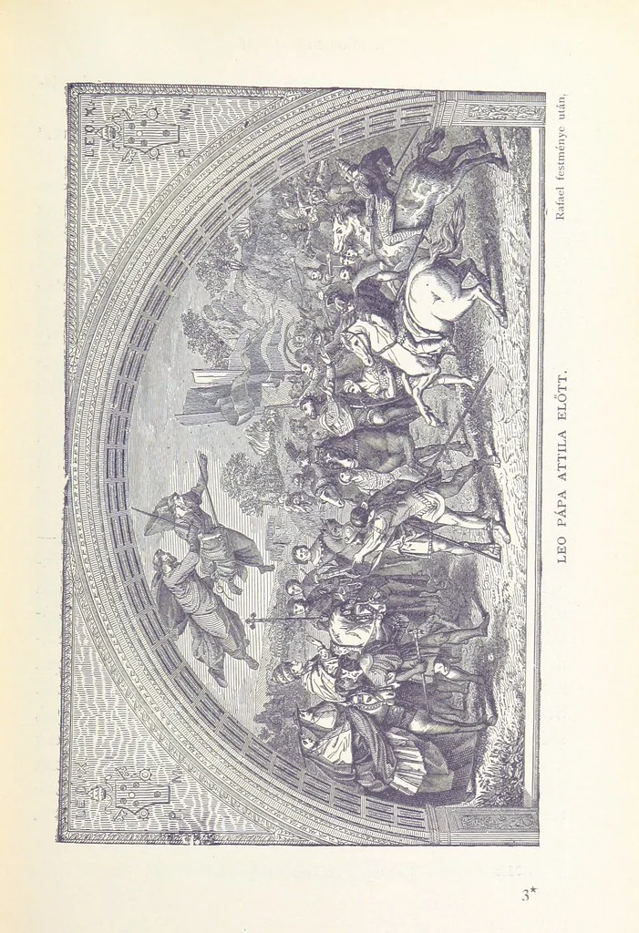An illustration from A magyar nemzet története regényes rajzokban ... Ötödik képes kiadás, 1898, leaf 41