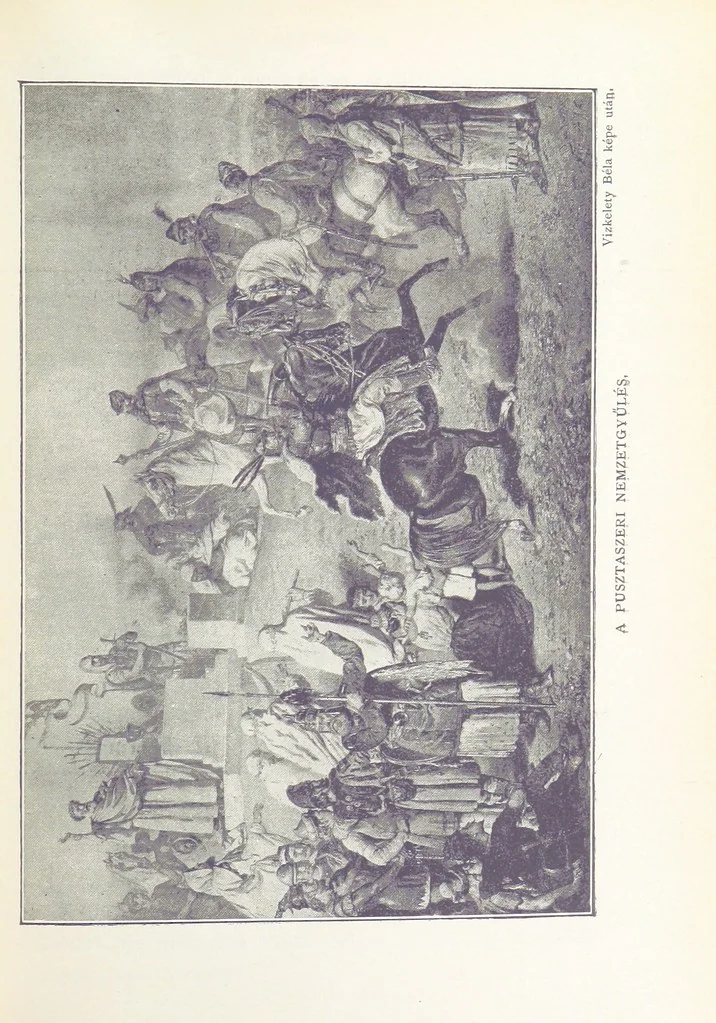 An illustration from A magyar nemzet története regényes rajzokban ... Ötödik képes kiadás, 1898, leaf 69