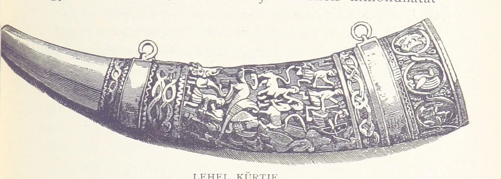 An illustration from A magyar nemzet története regényes rajzokban ... Ötödik képes kiadás, 1898, leaf 75