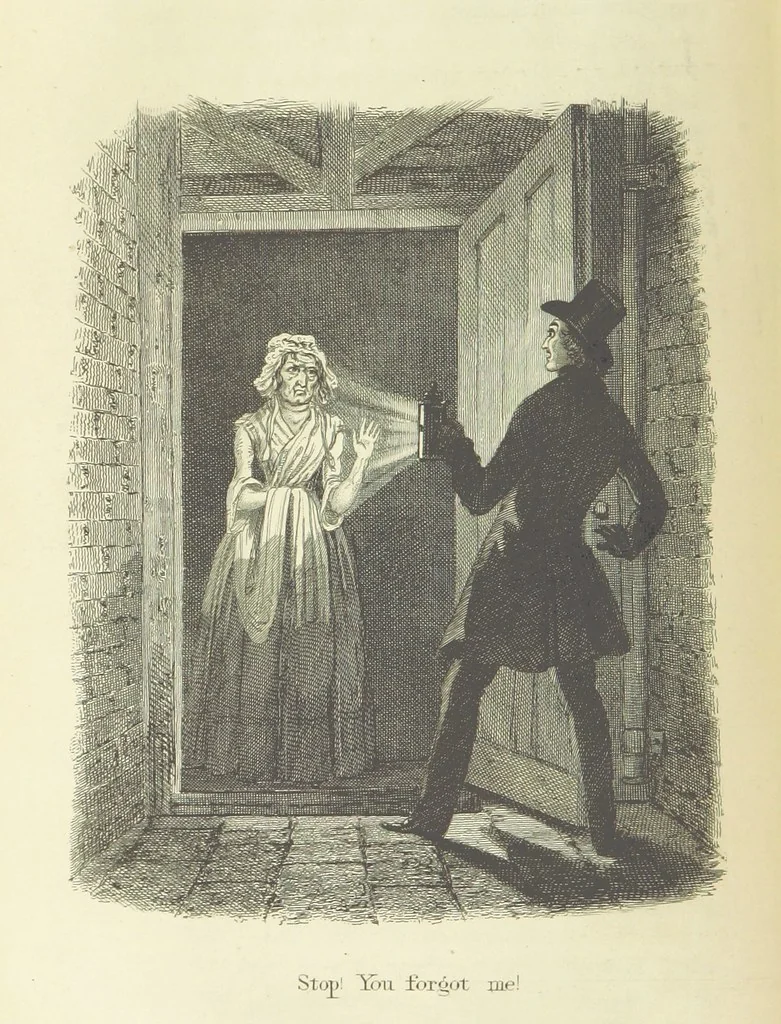 An illustration from The Lass and the Lady; or, Love's ladder. A tale of thrilling interest. [Completed by Thomas Frost. With plates, 1855, leaf 162