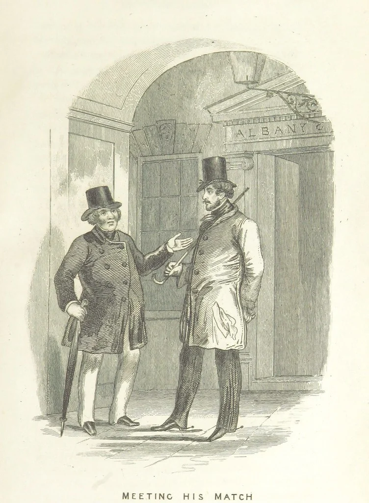 An illustration from The Lass and the Lady; or, Love's ladder. A tale of thrilling interest. [Completed by Thomas Frost. With plates, 1855, leaf 401