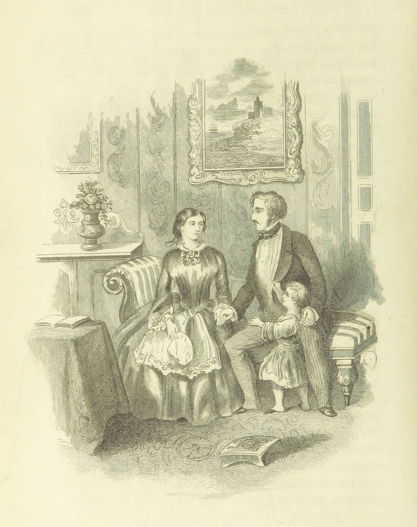 An illustration from The Lass and the Lady; or, Love's ladder. A tale of thrilling interest. [Completed by Thomas Frost. With plates, 1855, leaf 794
