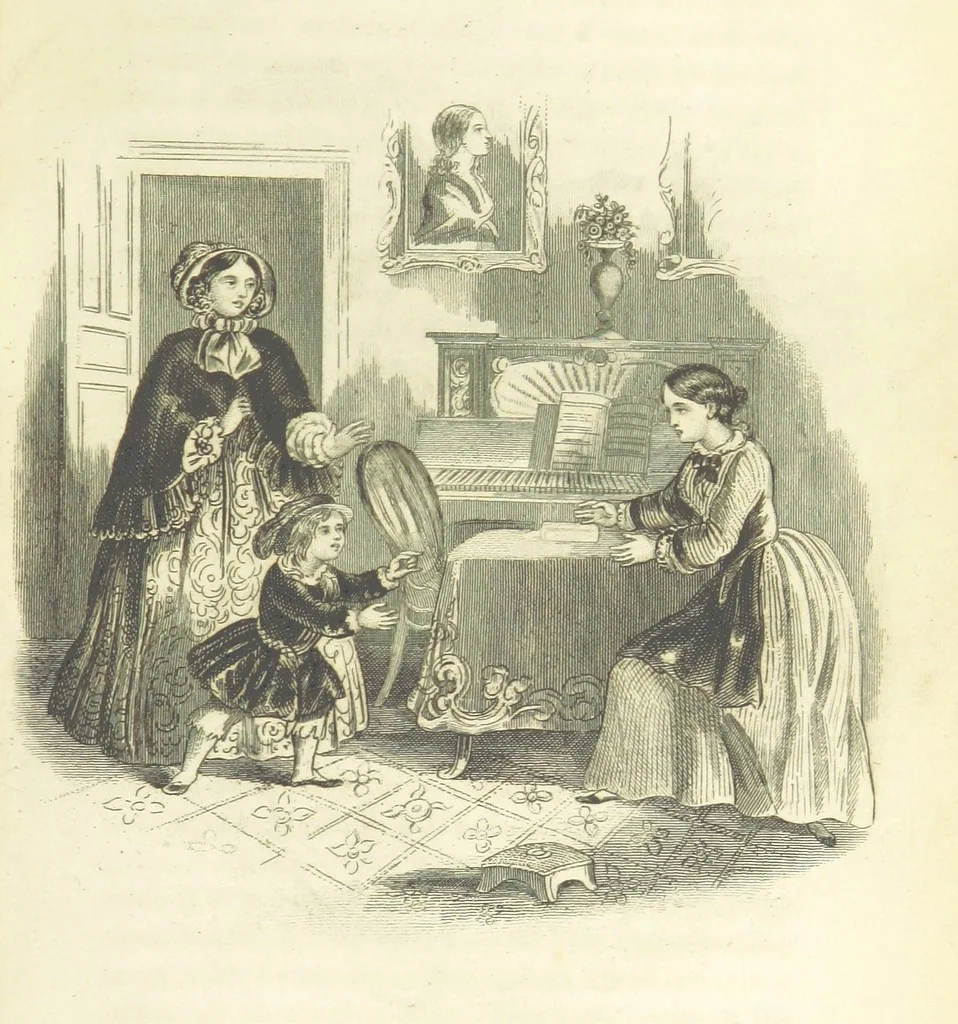 An illustration from The Lass and the Lady; or, Love's ladder. A tale of thrilling interest. [Completed by Thomas Frost. With plates, 1855, leaf 829