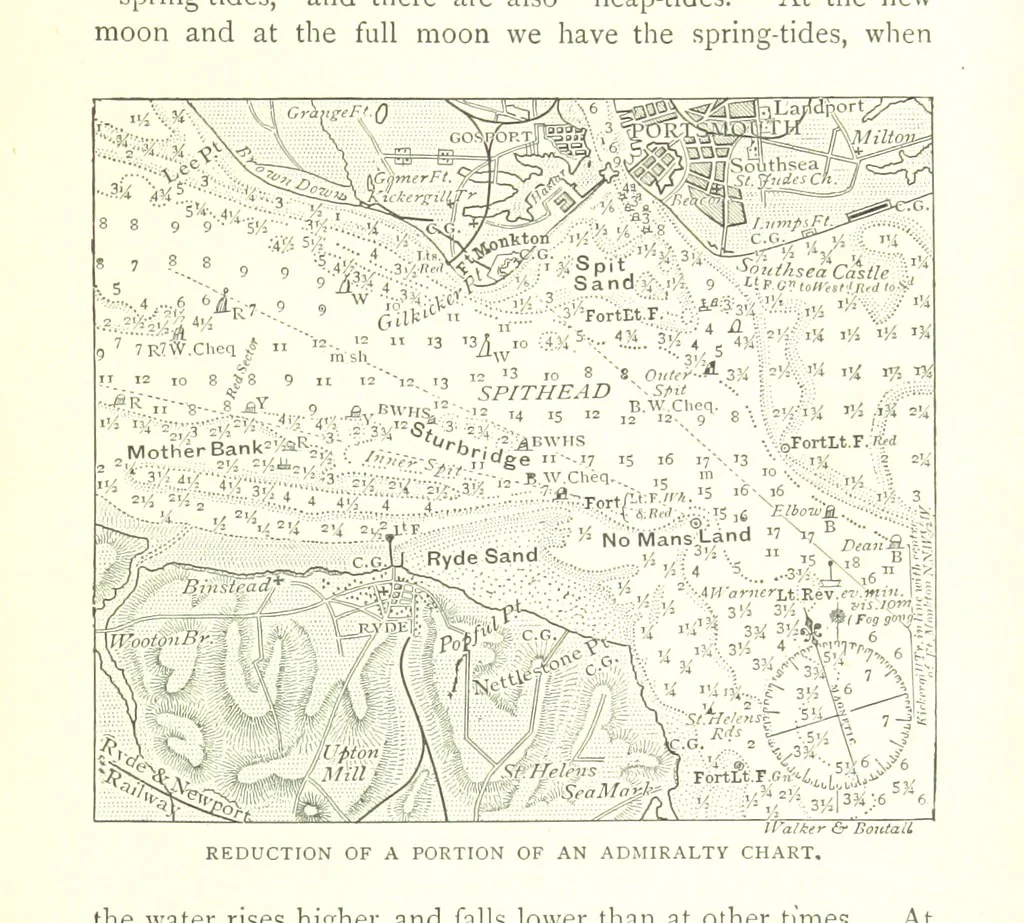 An illustration from Ships, Sailors, and the Sea, etc, 1887, leaf 137