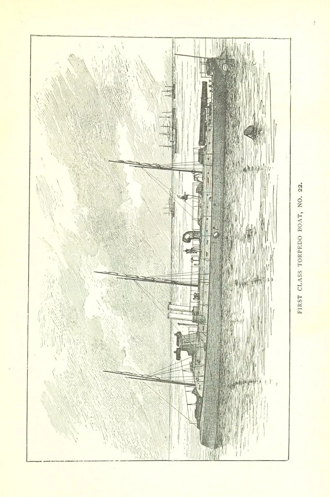 An illustration from Ships, Sailors, and the Sea, etc, 1887, leaf 189