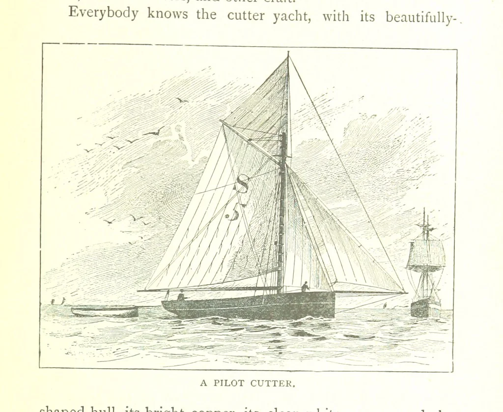 An illustration from Ships, Sailors, and the Sea, etc, 1887, leaf 21