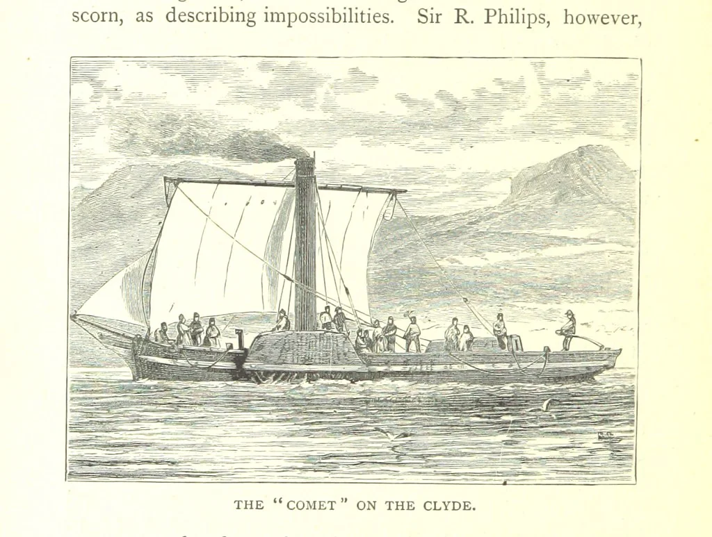 An illustration from Ships, Sailors, and the Sea, etc, 1887, leaf 260