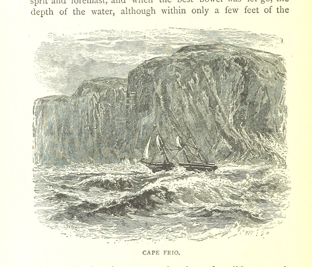 An illustration from Ships, Sailors, and the Sea, etc, 1887, leaf 282