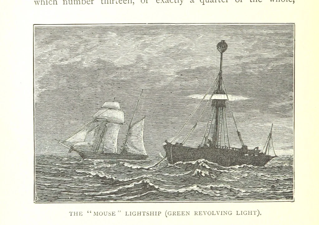 An illustration from Ships, Sailors, and the Sea, etc, 1887, leaf 72