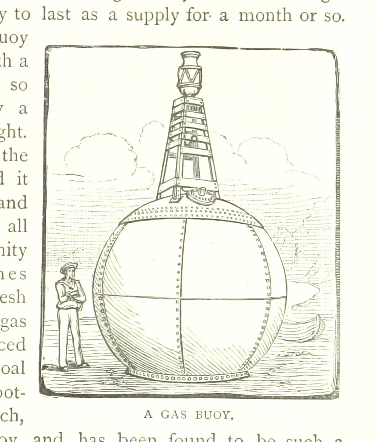 An illustration from Ships, Sailors, and the Sea, etc, 1887, leaf 81