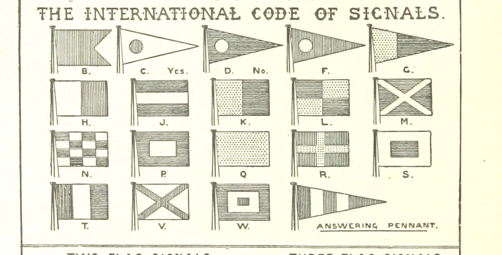 An illustration from Ships, Sailors, and the Sea, etc, 1887, leaf 90