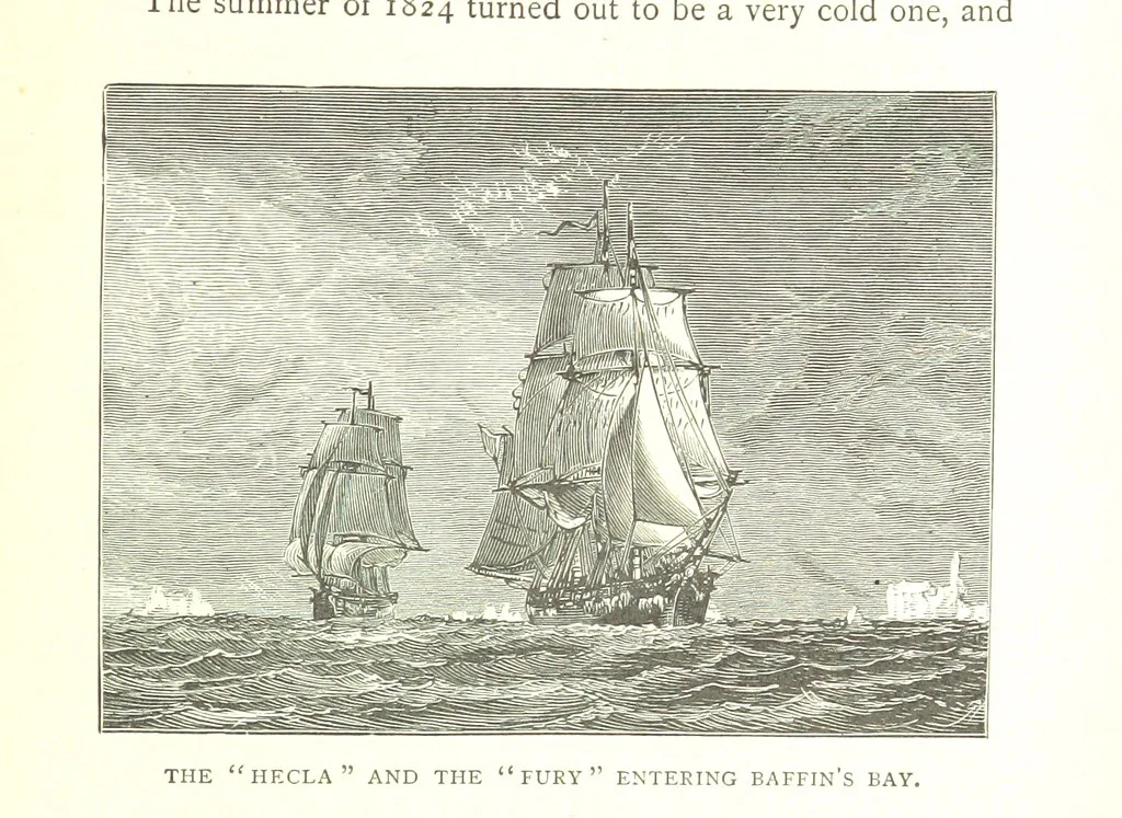 An illustration from Ships, Sailors, and the Sea, etc, 1887, leaf 97
