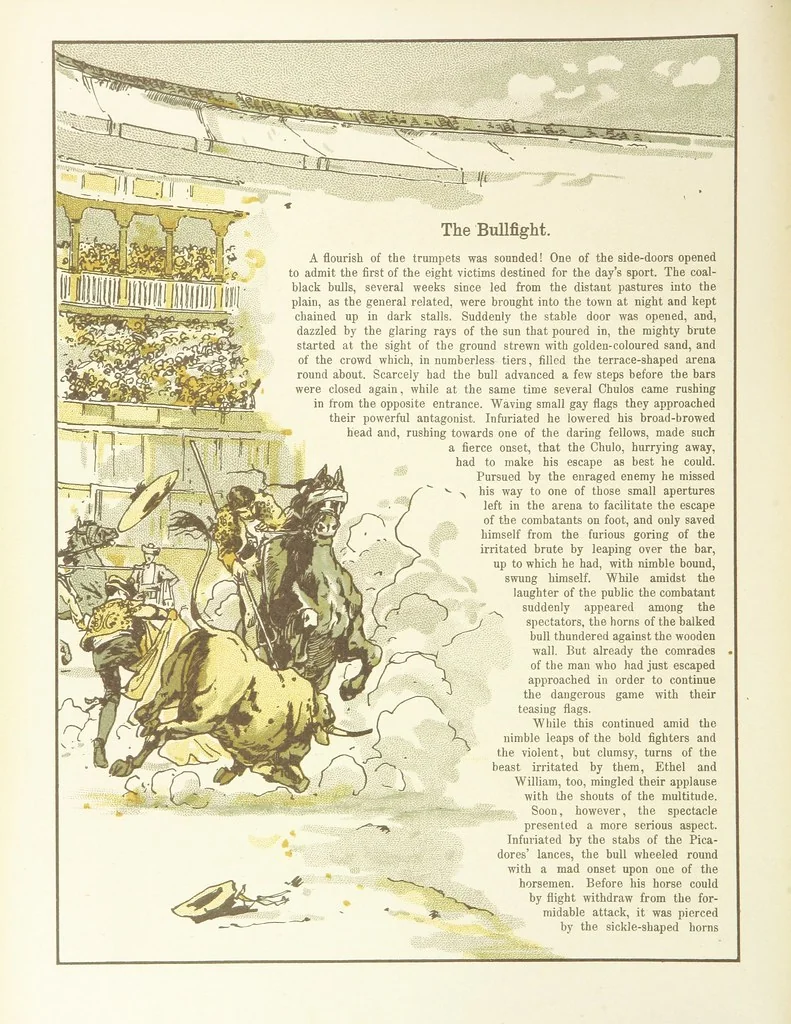 An illustration from A Journey round the World. With illustrations by C. Marr, 1888, leaf 14
