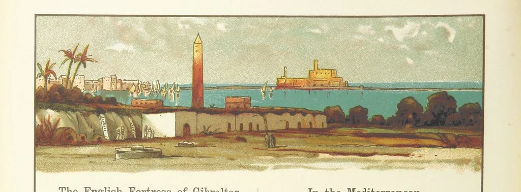 An illustration from A Journey round the World. With illustrations by C. Marr, 1888, leaf 16
