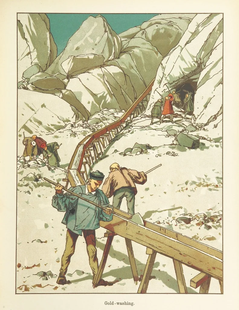 An illustration from A Journey round the World. With illustrations by C. Marr, 1888, leaf 25
