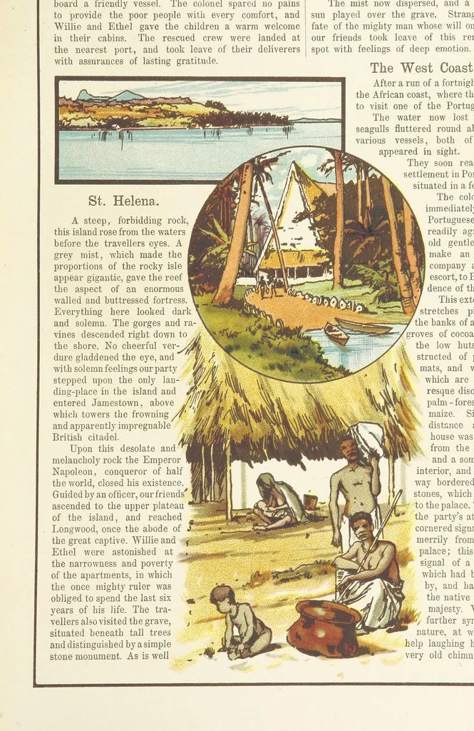 An illustration from A Journey round the World. With illustrations by C. Marr, 1888, leaf 41