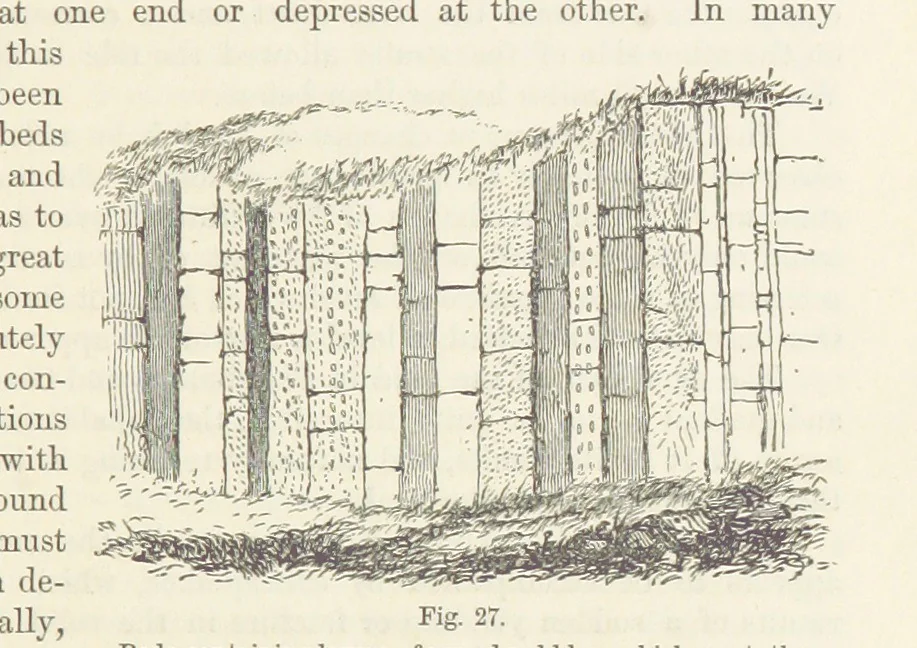 An illustration from The Student's Manual of Geology, 1862, leaf 257