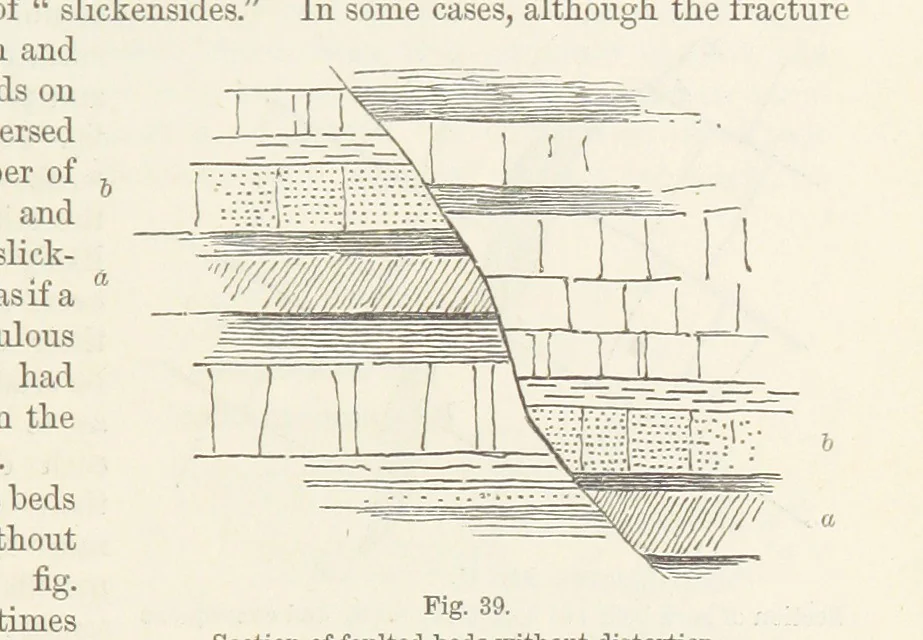 An illustration from The Student's Manual of Geology, 1862, leaf 275