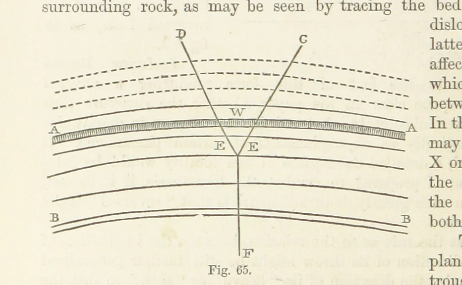 An illustration from The Student's Manual of Geology, 1862, leaf 288