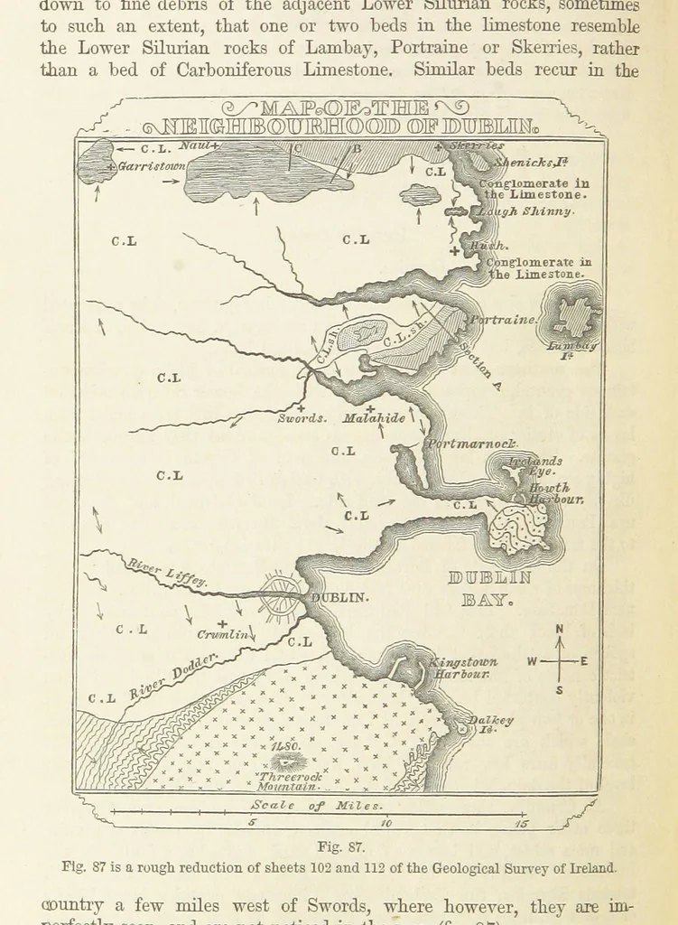 An illustration from The Student's Manual of Geology, 1862, leaf 330