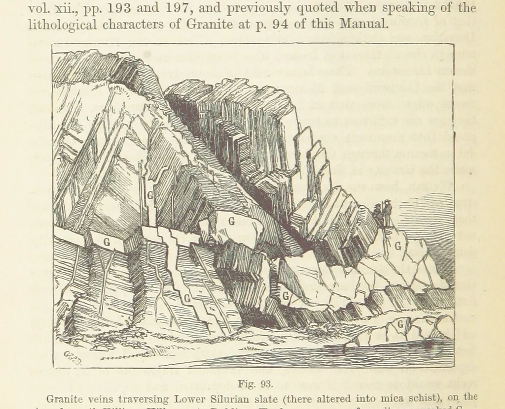 An illustration from The Student's Manual of Geology, 1862, leaf 342