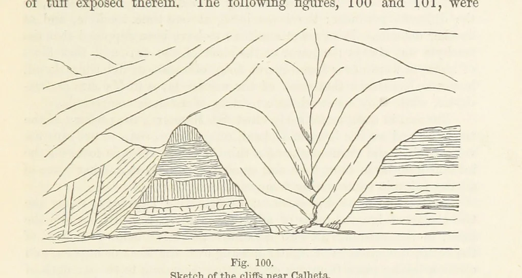 An illustration from The Student's Manual of Geology, 1862, leaf 367