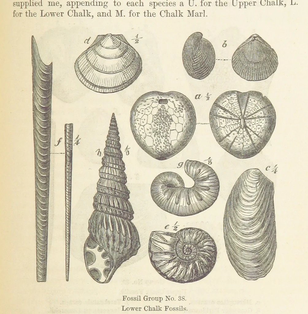 An illustration from The Student's Manual of Geology, 1862, leaf 643