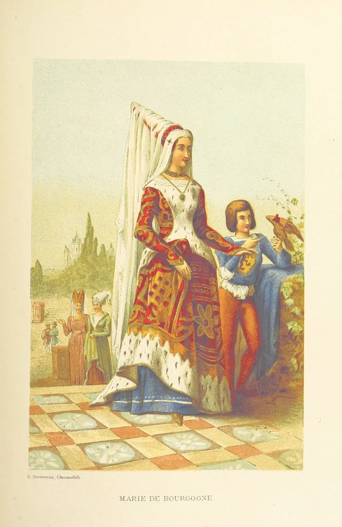 An illustration from Histoire de Belgique depuis les temps primitits jusqu'à nos jours. [With coloured illustrations, 1895, leaf 115