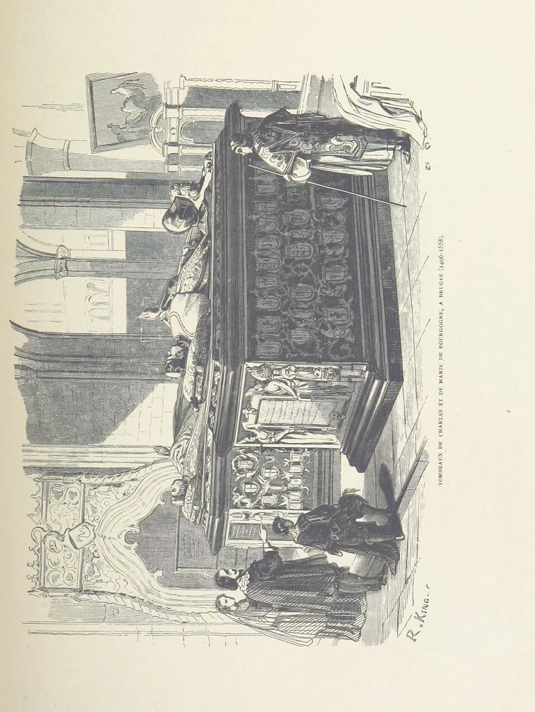 An illustration from Histoire de Belgique depuis les temps primitits jusqu'à nos jours. [With coloured illustrations, 1895, leaf 125