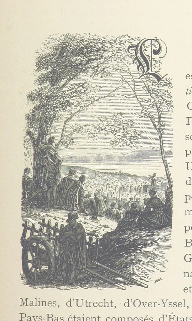 An illustration from Histoire de Belgique depuis les temps primitits jusqu'à nos jours. [With coloured illustrations, 1895, leaf 183