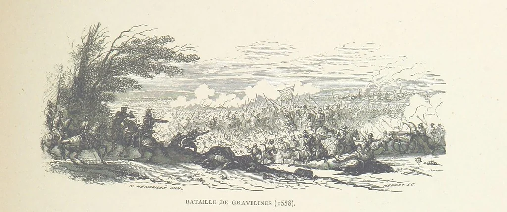 An illustration from Histoire de Belgique depuis les temps primitits jusqu'à nos jours. [With coloured illustrations, 1895, leaf 183