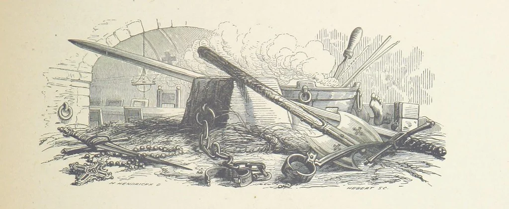 An illustration from Histoire de Belgique depuis les temps primitits jusqu'à nos jours. [With coloured illustrations, 1895, leaf 209
