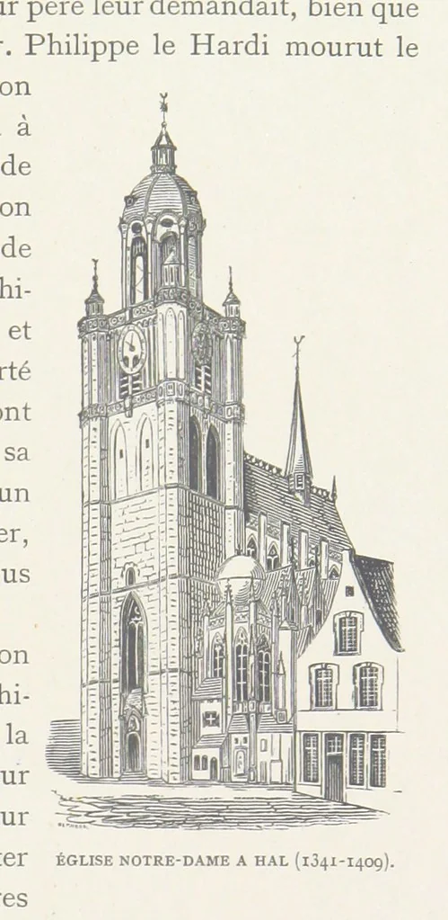 An illustration from Histoire de Belgique depuis les temps primitits jusqu'à nos jours. [With coloured illustrations, 1895, leaf 21