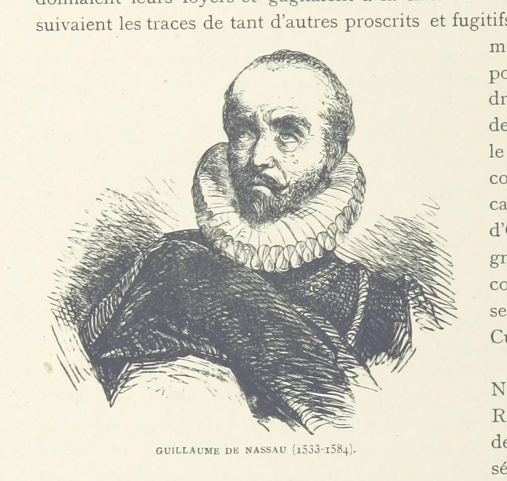 An illustration from Histoire de Belgique depuis les temps primitits jusqu'à nos jours. [With coloured illustrations, 1895, leaf 214