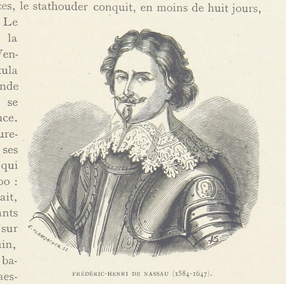 An illustration from Histoire de Belgique depuis les temps primitits jusqu'à nos jours. [With coloured illustrations, 1895, leaf 287