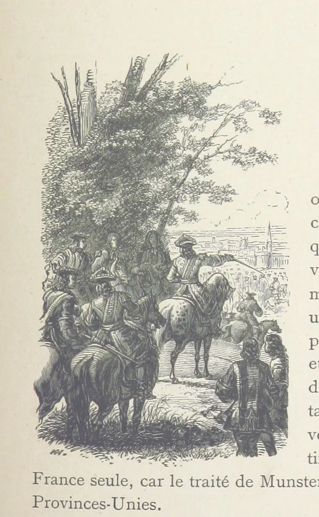 An illustration from Histoire de Belgique depuis les temps primitits jusqu'à nos jours. [With coloured illustrations, 1895, leaf 325