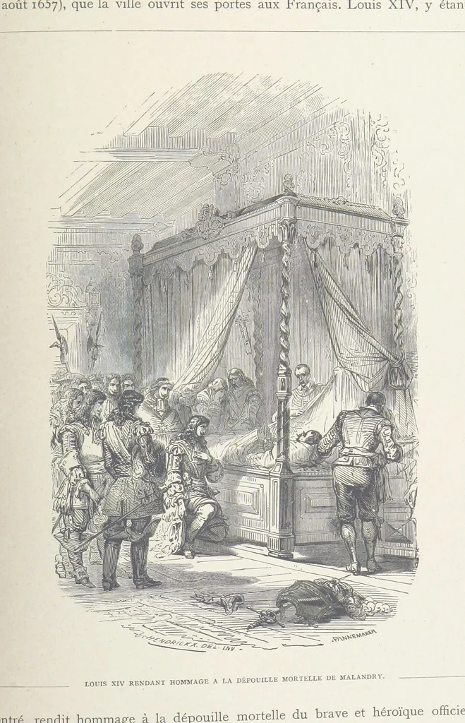 An illustration from Histoire de Belgique depuis les temps primitits jusqu'à nos jours. [With coloured illustrations, 1895, leaf 329