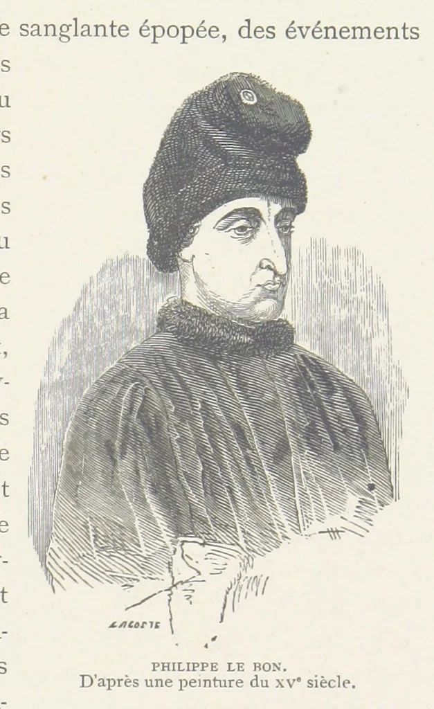 An illustration from Histoire de Belgique depuis les temps primitits jusqu'à nos jours. [With coloured illustrations, 1895, leaf 37