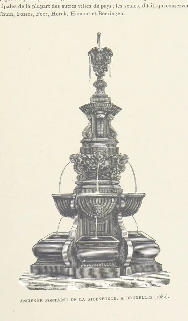 An illustration from Histoire de Belgique depuis les temps primitits jusqu'à nos jours. [With coloured illustrations, 1895, leaf 375