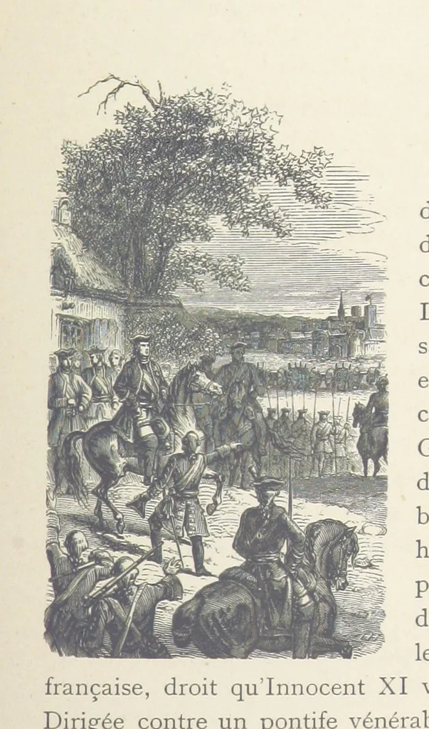 An illustration from Histoire de Belgique depuis les temps primitits jusqu'à nos jours. [With coloured illustrations, 1895, leaf 377