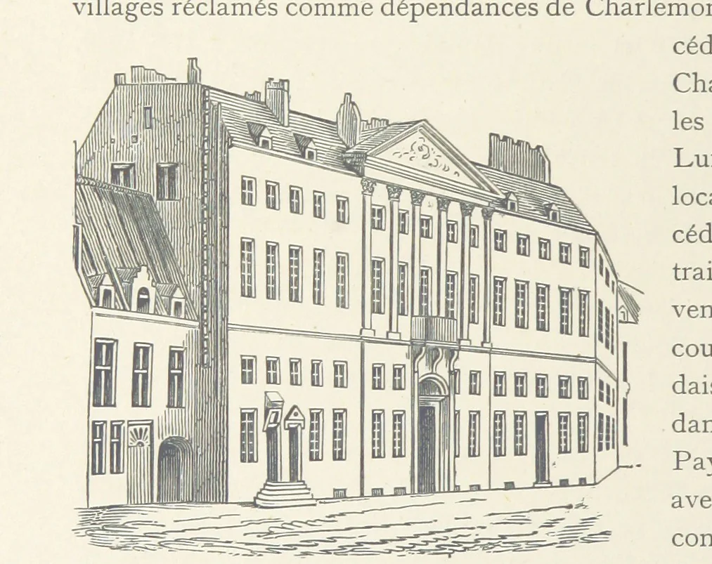 An illustration from Histoire de Belgique depuis les temps primitits jusqu'à nos jours. [With coloured illustrations, 1895, leaf 388