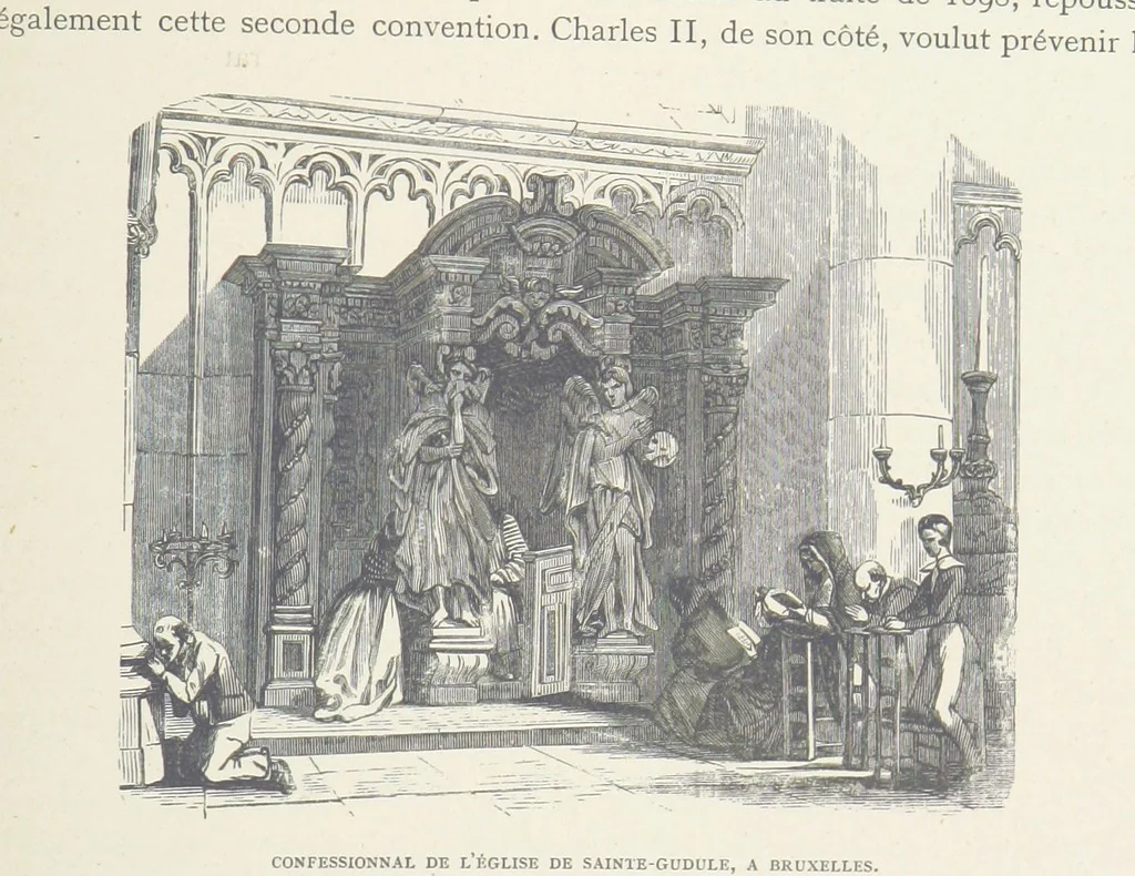 An illustration from Histoire de Belgique depuis les temps primitits jusqu'à nos jours. [With coloured illustrations, 1895, leaf 393