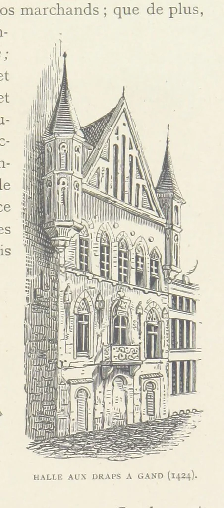 An illustration from Histoire de Belgique depuis les temps primitits jusqu'à nos jours. [With coloured illustrations, 1895, leaf 49